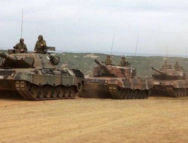 Πόσα άρματα μάχης έχει η Ελλάδα, η Τουρκία και η Ευρώπη (γράφημα)